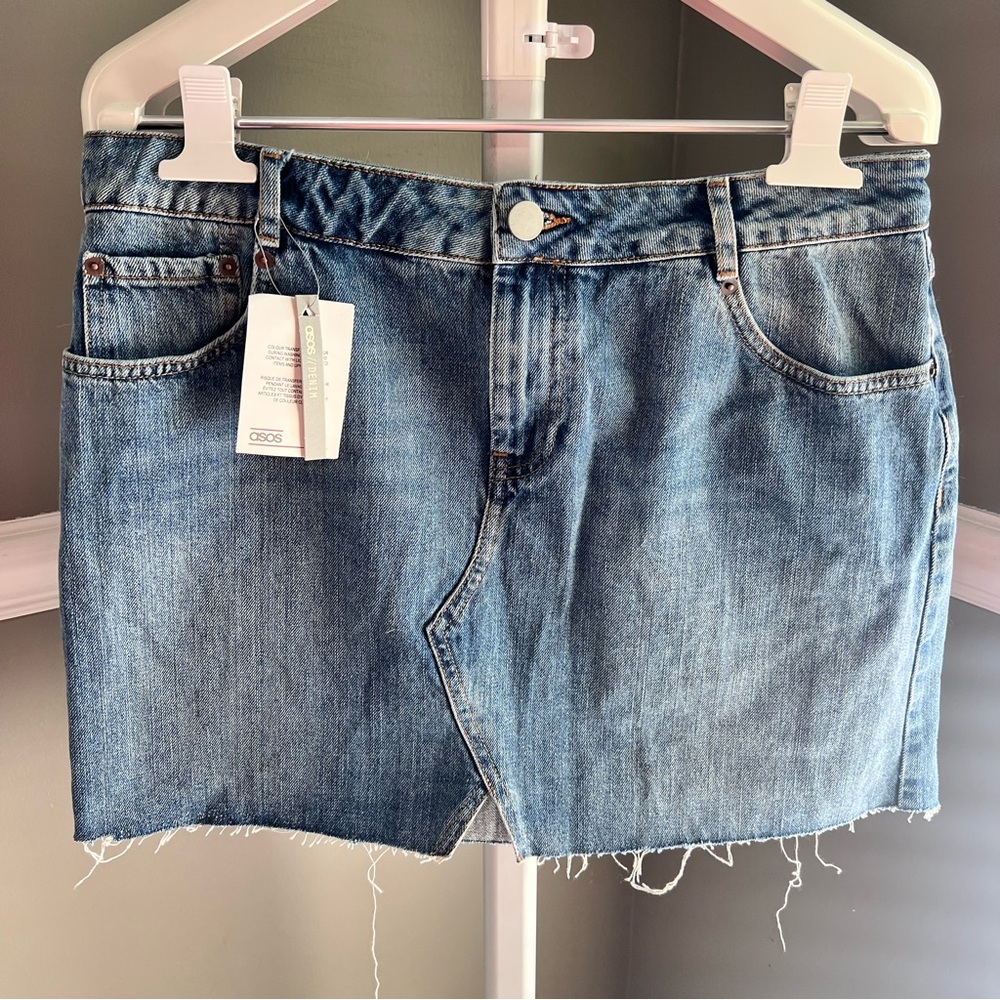 ASOS denim skirt